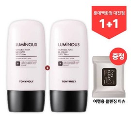 (1+1) Luminous Goddess Glow BB Cleansing Tissue No. 02 Calm Beige / (1+1) 루미너스 여신 광채 비비(BB) 클렌징티슈 02호 차분한 베이지