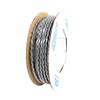 CRL Zipper Pile Weatherstrip .187" Backing - .450" Pile Height