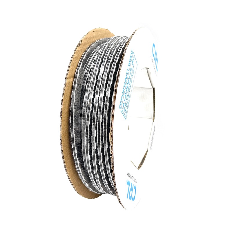 CRL Zipper Pile Weatherstrip .187" Backing - .450" Pile Height