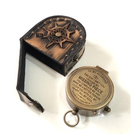 Engraved Compass, Gift for Husband,Anniversary,Wedding Gift for Him, Long Distance Boyfriend Gift, Fiance Gift I Miss You Long Distance Relationship Gift for Army Boyfriend Gift