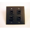 usbargainsound Genuine ProCraft SS 2 Gang Black Plate Four Male