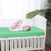 Crib Fitted Sheet Bamboo Viscose Crib Sheet 52"x28"+8" for Standard