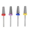 4pcs Nail Drill Bits Tungsten Carbide Acrylic Nails Gel Polish