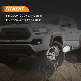 cycwer 112100-KRN-672 Cylinder Head Standard Bore 78 mm For 2004-2007 CRF 250 R 2004-2017 CRF 250 X Replaces 12100-KRN-730 12100-KRN-731 12100-KRN-732 12100-KRN-670