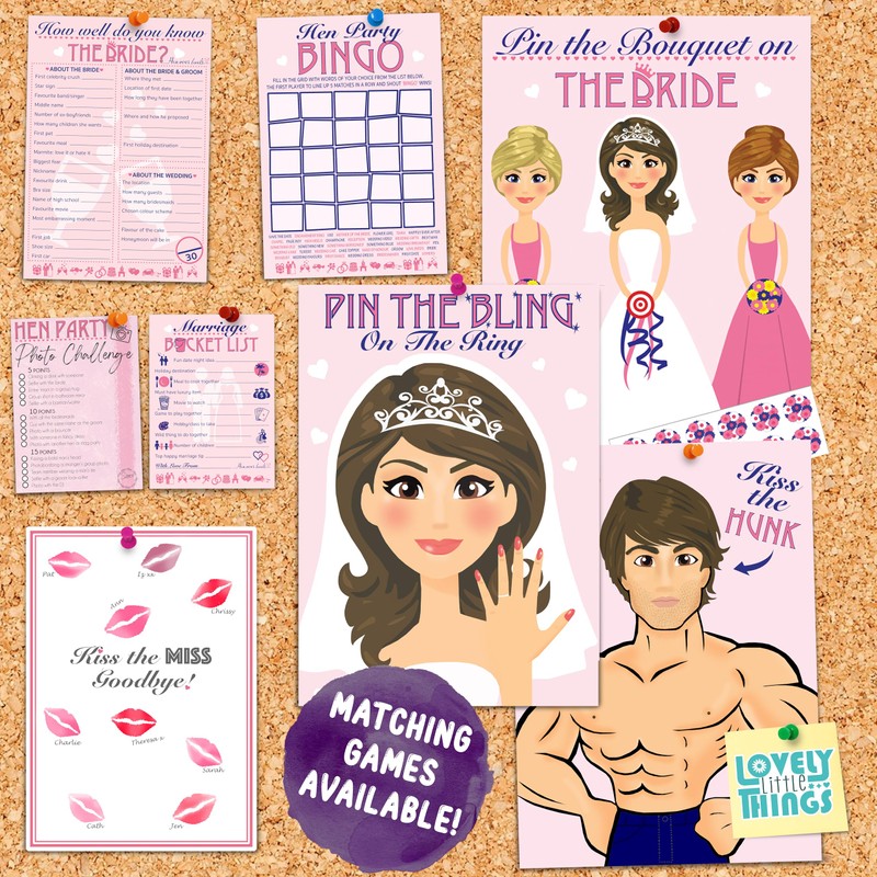 PIN THE BLING ON THE RING | Hen Night Party