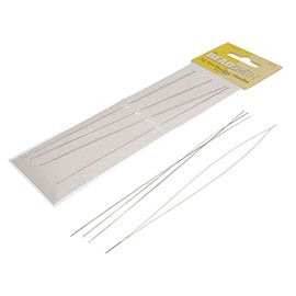The Beadsmith Agujas de abalorio de Ojo Grande, 5 Pulgadas, 4 por Tarjeta, Puntas afiladas, Uso para Costura General, Tela y Bordado, Muy fácil de enhebrar