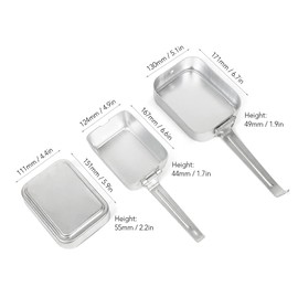 Outdoor Mess Tin Kit Aluminum Camping Cookware Set Lunch Box Food Container with Lid