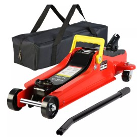 unbranded 2 Ton Low Profile Heavy Duty Steel Racing Floor Jack with Single Piston