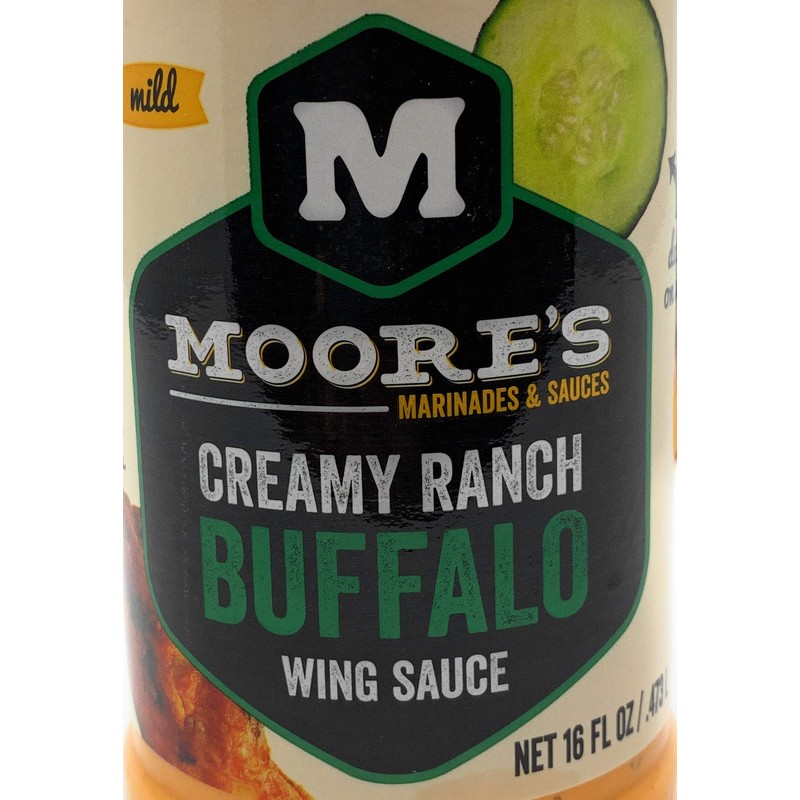 Moore Sauce Buffalo Wing Ranch, Pack of 2