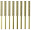 8Pcs Chainsaw Bits Titanium Plated Diamond Sharpener High Hardness Electric