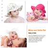 Baby Girl Sun Hat with UPF 50+ Outdoor Adjustable Beach