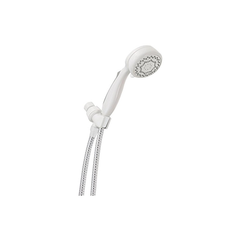 DELTA FAUCET 75701CWH 7-Setting Hand Shower, White
