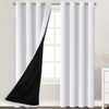 H.VERSAILTEX 100% Blackout Curtains 84 inches Long Light Blocking Drapes