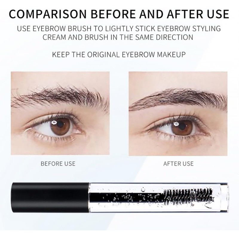 2 Piezas Gel Transparente Fijador de Cejas 3.8g