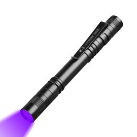 HYVCZP UV-Taschenlampe, 395 nm, tragbar, wasserdicht, Haustier-Urin-Ringwurm, Flecken, Bettwanzen-Detektor, lädt im Dunkeln leuchtende Gegenstände auf (1)