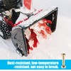 Woxla 52100100 5/16" Shear Pins and Nuts for Snow Blower