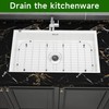 28" x 15" Sink Protectors for Kitchen Sink, Stainless Steel