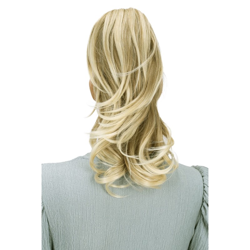 PRETTYSHOP 14" Hairpiece Ponytail Extensions Voluminous Wavy Strawberry Blonde Mix