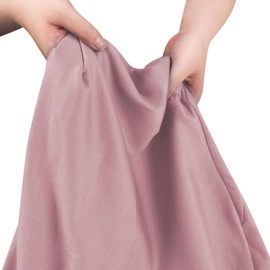 QUEEN ROSE Pregnancy Pillowcase, Maternity Body Pillow Replacement Cover, 140cm, Cooling Pink, Pillow Cover Only