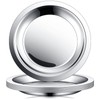 Set of 8 Wine Bottle Coaster Smooth Stainless Steel Coasters