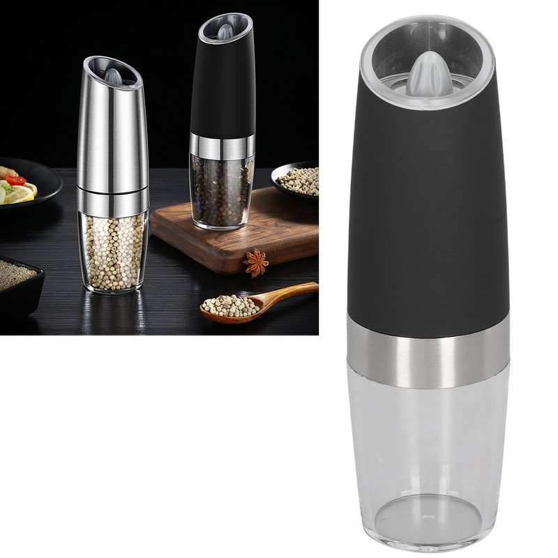 Salt and Pepper Grinder Electric Stainless Steel Gravity Sensor Adjustable