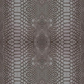 Wookmmy Modern Grey Faux Snake Skin Peel and Stick Wallpaper 17.7" x 70.8" Self-Adhesive Textured Waterproof Contact Paper Removable for Cabinets Bathroom Shelves Bedroom Accent Wallpaper