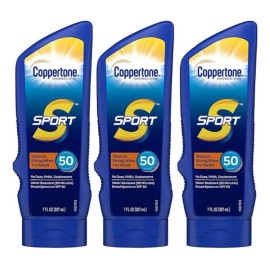 Coppertone Sport Protector Fps 50+ Resistente Al Agua 3 Pack