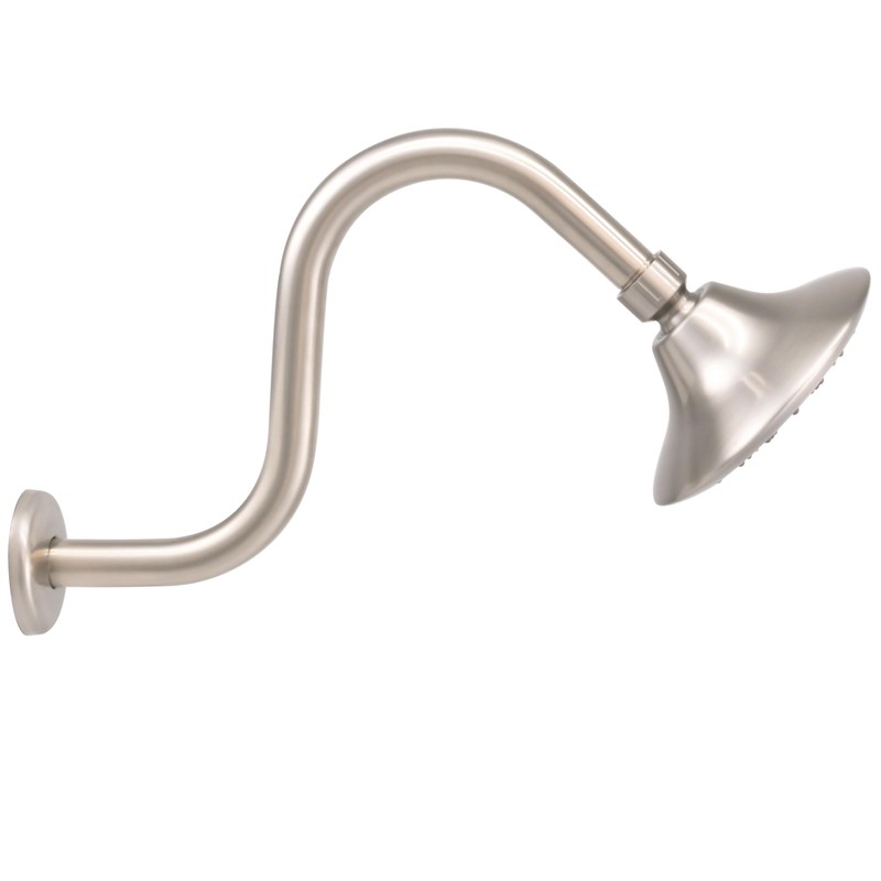 Westbrass CO563-07 5" Round Thin 5-Function Adjustable Spray Shower Head