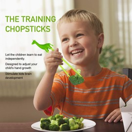 HINATAA Trainings-Essstäbchen für Kinder, Erwachsene und Anfänger, einfach zu bedienen, Trainings-Essstäbchen, Multi-Tier-Design, Lern-Essstäbchen-Set, wiederverwendbare Essstäbchen (4 Paar)
