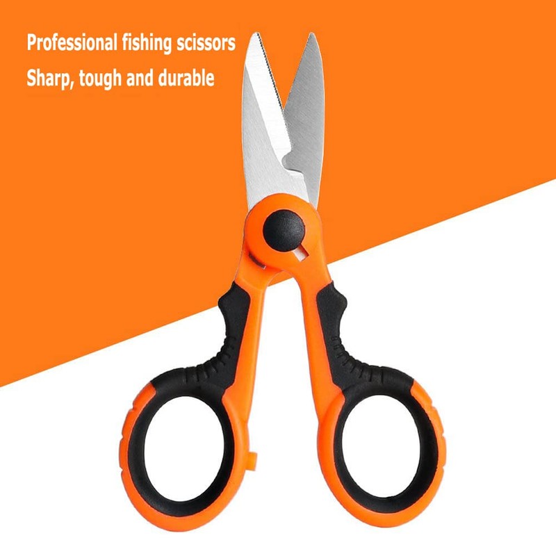 FASPLORE Fishing Scissors Fishing Scissors for Braided Line Finshing Line