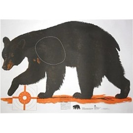 National Target NRA Black Bear Life-Size Game Target (HF 07870), 60" x 42" (folded)