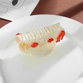 WOWORAMA Shell Hair Claw Clips for Women Trendy Mermaid Hair Clips White Ocean Sea Shell Hair Jaw Clips Medium Strong Grip Hair Claws for Thick Fine Hair