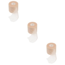 KOMBIUDA 3rolls Elastic Sports Tape for Shock Absorption and Support Skin-friendly Sponge Film for Ankle Wrist Knee for Sports Activities