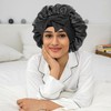 1 x Bonnet Satin Nuit Bonnet en Soie pour Femmes