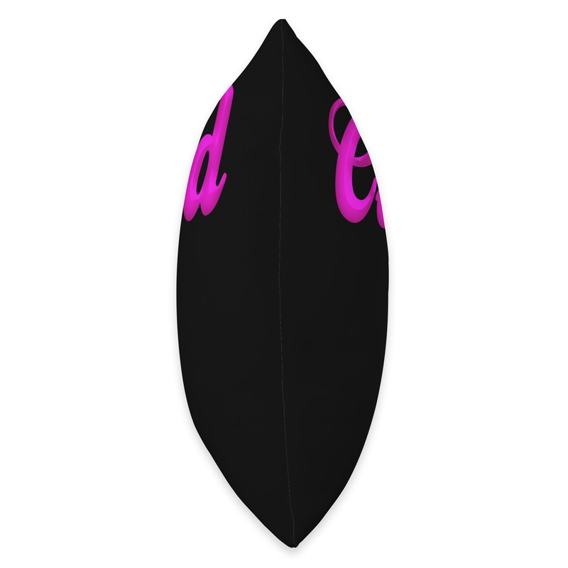 Pink Ice Cold Pink Color Graphic Throw Pillow