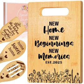 Housewarming Gift for New House Homeowner, House Warming Gifts New Home 2025 Cutting Board Gift, First Home Gift for Neighbor, Realtor Closing Gifts for Home Buyers New Home