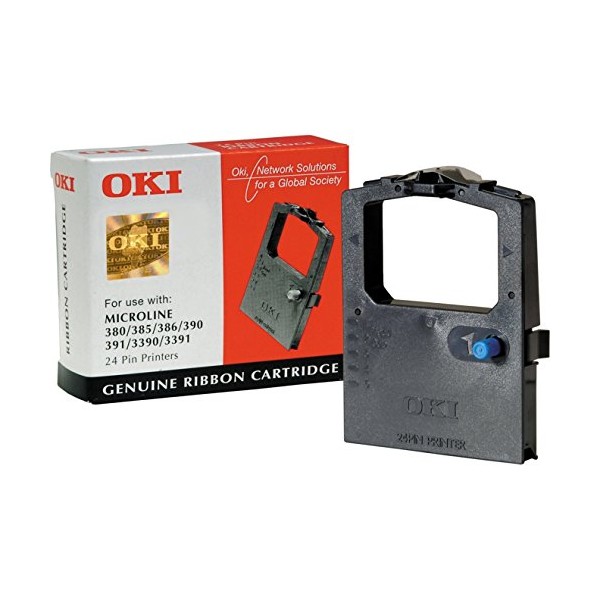 OKI - Print ribbon - 1 x black - 2