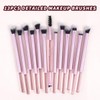 MAANGE 20 Pcs Makeup Brushes with Gift Box, Double-End Multi-functional