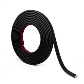 LONGKING 30 ft Self-Adhesive Caulk and Trim Strips for Tiles, Floors, Ceilings, Countertops and More in Black