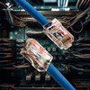 Conector Metálico Rj45, 100 Piezas, Cat 6, Conector De Crimpado,
