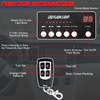TeddyTT Emergency Strobe Firefighter Lights Bar Directional Traffic Advisor Warning