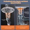 DINGFENG Odour Trap Floor Drain, Odour Trap Shower, 3 Pieces