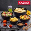 KADAX Plastic Bowl, Salad Bowl, Stackable Mixing Bowl, Plastic Bowl,