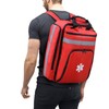 First Aid Bag Multi-Pocket Empty Emergency Backpack First Responder Trauma