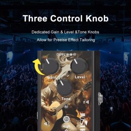 JUSTPRO Guitar Pedal, Ultimate Drive Effect Pedal Single Type DC 9V True Bypass