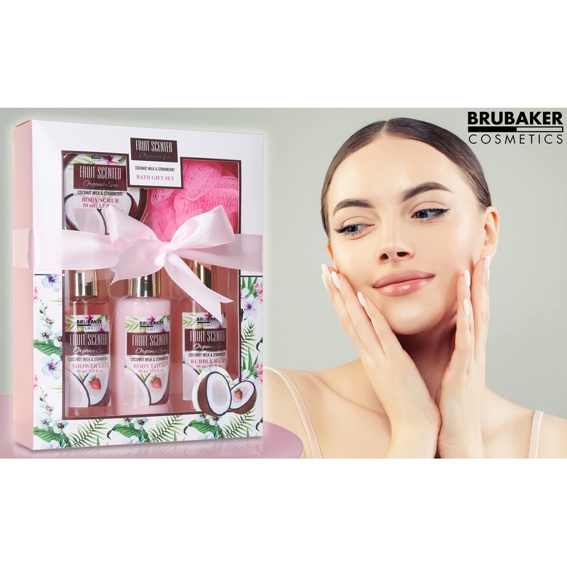 Brubaker Cosmetics Bath and Shower Set 5-Piece Gift Set