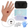 MedEduQuest GSW Through Hand Wound Packing Trainer Kit, Stop The