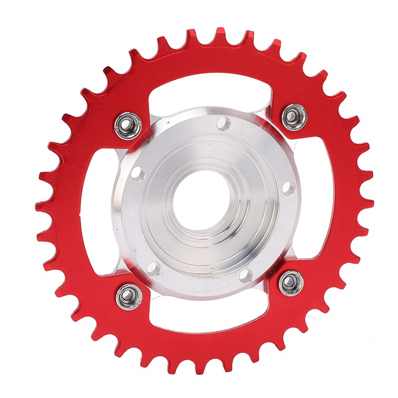 104BCD 36T Chainring Conversion Kit Aluminum Alloy Mid Drive Chainring