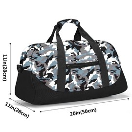 Stumdo Kids Overnighter Duffel Bags for kids, Carry-On Size & Ideal for School Practice or Overnight Travel Weekender Tote for Travel Gym Sport bag for Boys & Girls (11sanhui)