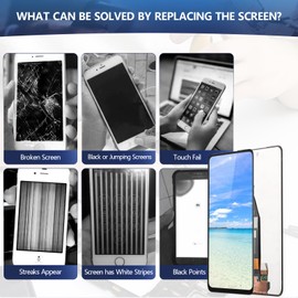 YWLRONG for Motorola Moto G 5G 2024 Screen Replacement for Moto G 5G 2024 XT2417 LCD Display Touch Screen Digitizer Assembly Replacement with Tools（Black）